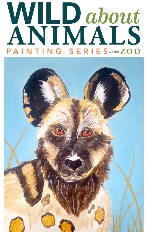 African Painted Dog painting
